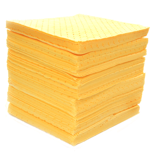 CHATOYER ABSORBENT PADS YELLOW UNICHEM 400GSM 480 X 430MM PER EACH / 100PK